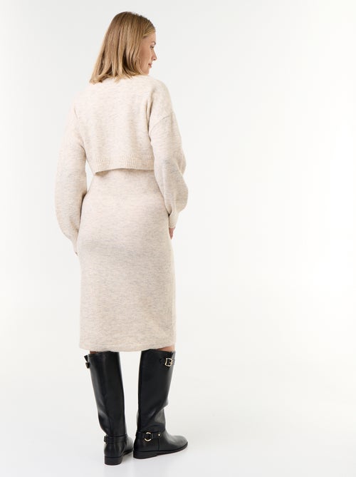 Vestido camisola de maternidade 2-em-1 - Kiabi