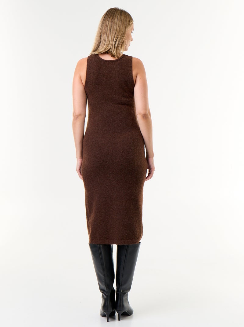 Vestido camisola de maternidade 2-em-1 Castanho - Kiabi