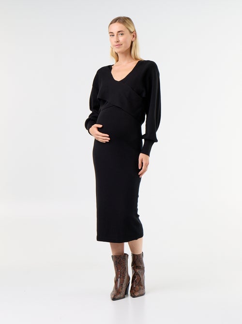 Vestido camisola de maternidade 2 em 1 - Kiabi