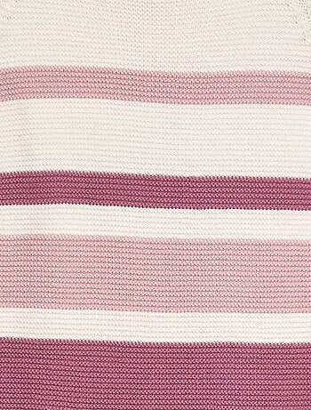 Vestido-camisola em malha de tricô