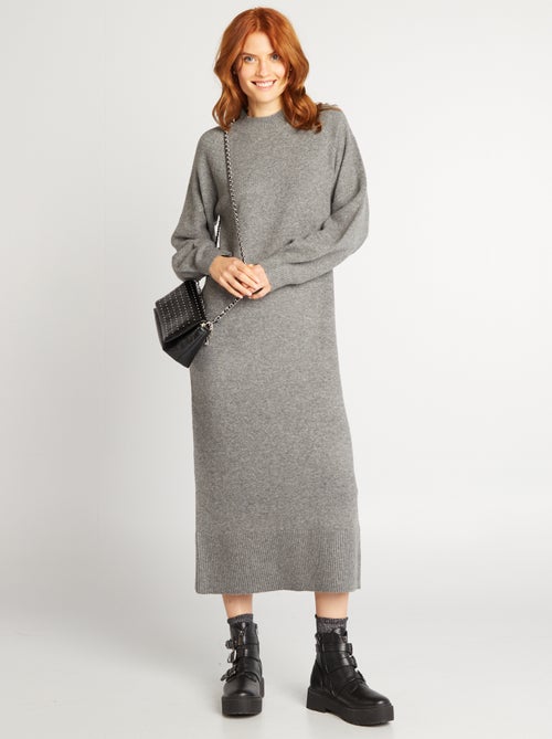 Vestido-camisola midi - Kiabi