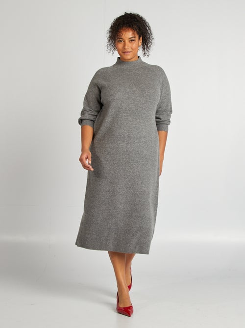 Vestido-camisola midi - Kiabi