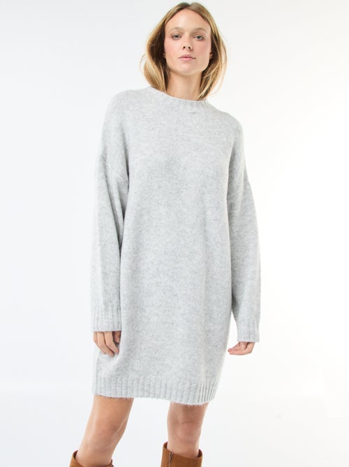 Vestido camisola quente de comprimento midi - Kiabi