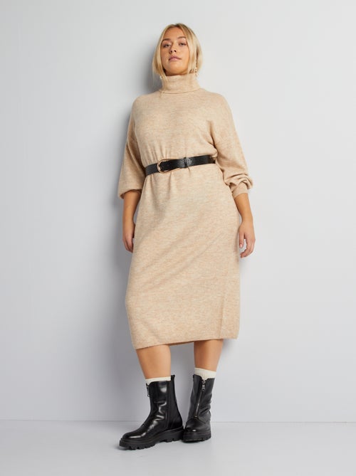 Vestido-camisola semi-comprido - Kiabi