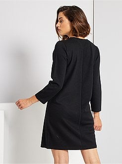 Vestido-camisola texturado 'JDY' - Kiabi