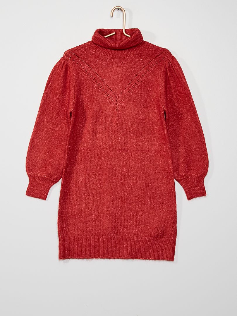 Vestido-camisola Vermelho - Kiabi