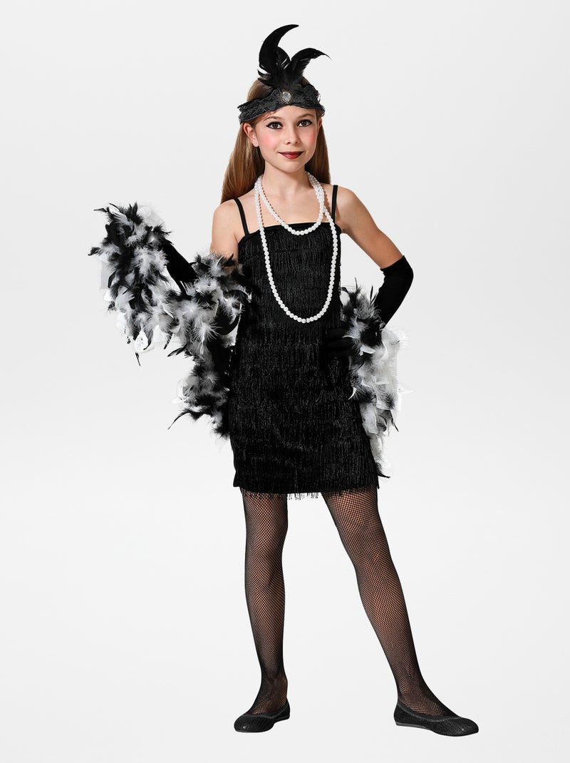 Vestido 'charleston' - Fantasia Preto - Kiabi