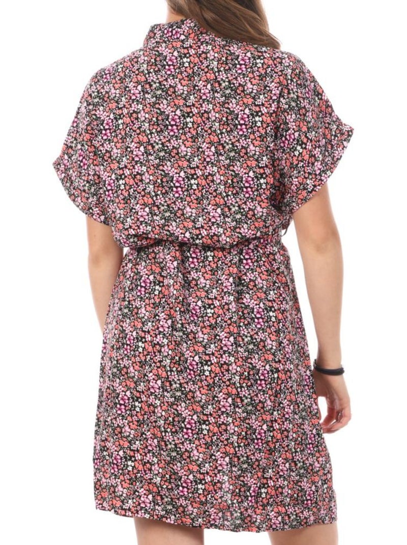 Vestido Chemise Vero Moda Easy para Mulher Rosa/Preto Rosa - Kiabi