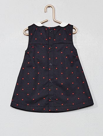 Vestido claudine 'coração' - Kiabi