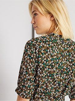 Vestido com abertura atrás - Kiabi