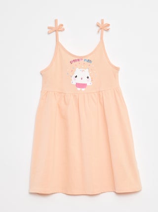 Vestido com alças finas 'A Casa Mágica da Gaby'