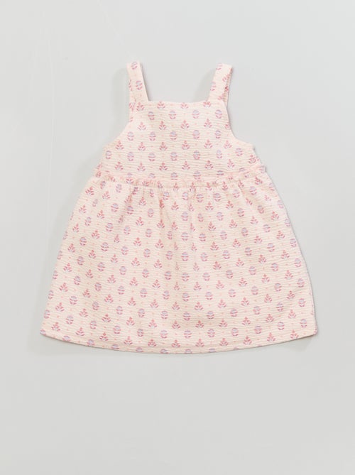 Vestido com alças finas em malha - Kiabi