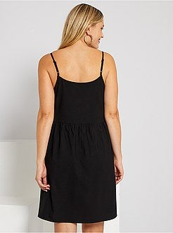 Vestido com alças finas - Kiabi