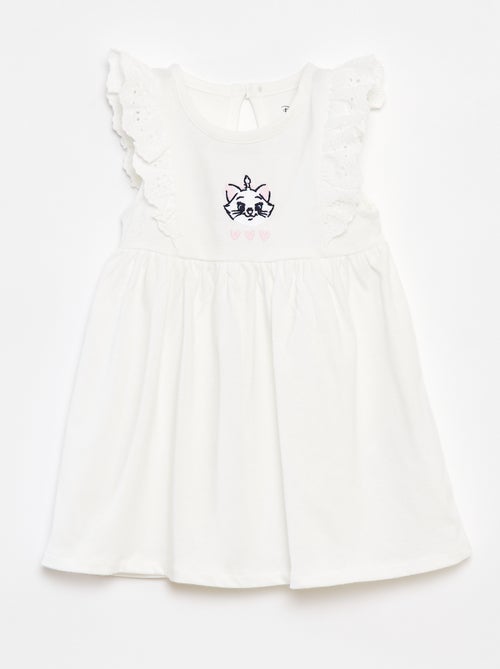 Vestido com bordado inglês 'Disney' - Kiabi