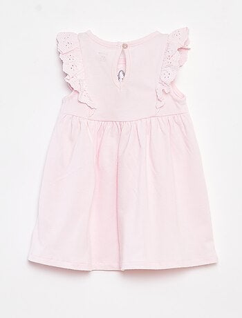 Vestido com bordado inglês 'Disney'