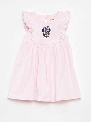 Vestido com bordado inglês 'Disney'