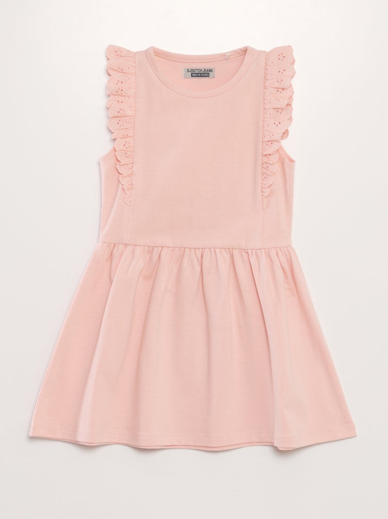 Vestido com bordados ROSA - Kiabi