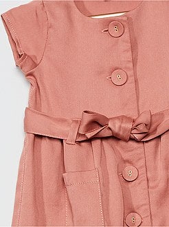 Vestido com botões - Kiabi