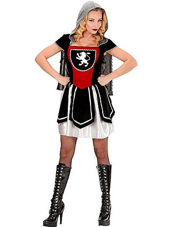 Vestido com capuz de guerreira real
