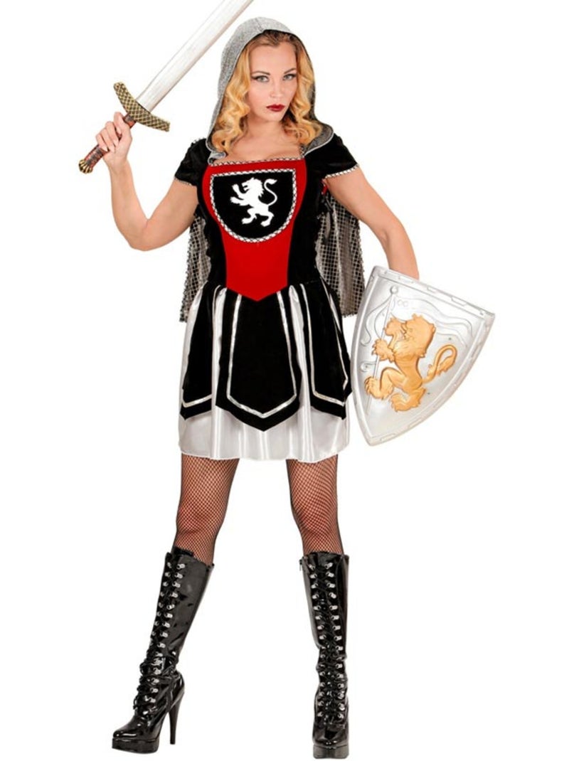 Vestido com capuz de guerreira real Multicolorido - Kiabi