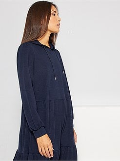 Vestido com capuz e folhos 'JDY' - Kiabi