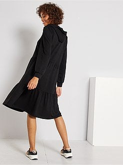 Vestido com capuz e folhos 'JDY' - Kiabi