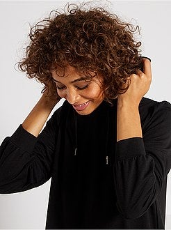 Vestido com capuz e folhos 'JDY' - Kiabi