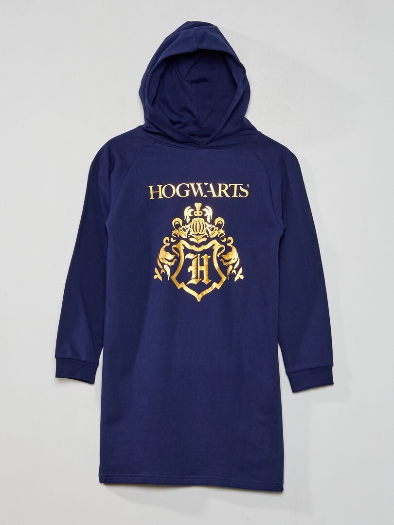 Vestido com capuz 'Harry Potter' Azul Marinho - Kiabi
