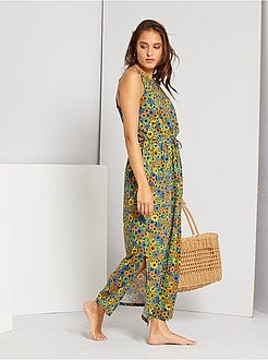 Vestido com cavas americanas - Kiabi