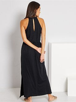 Vestido com cavas americanas - Kiabi