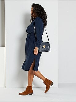 Vestido com cinto amovível - Kiabi