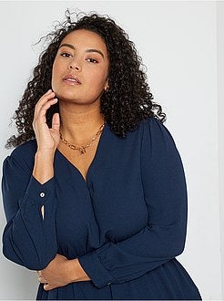 Vestido com cinto amovível - Kiabi