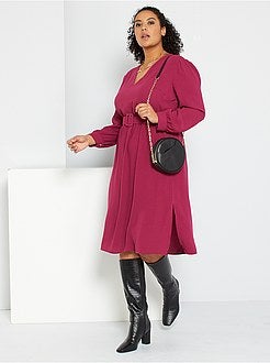 Vestido com cinto amovível - Kiabi