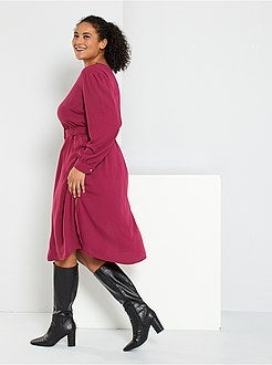 Vestido com cinto amovível - Kiabi