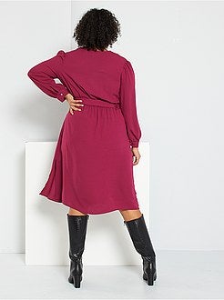 Vestido com cinto amovível - Kiabi