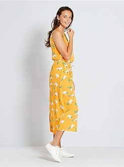 Vestido com cinto de corda - Kiabi