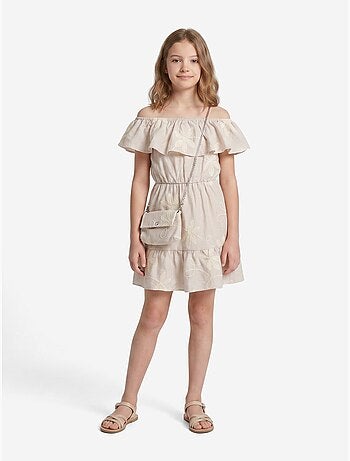 Vestido com cintura elástica - Kids Star