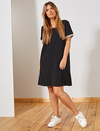 Vestido com decote com faixa - Kiabi