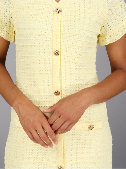 Vestido com decote em V - Kiabi Vestido com decote em V - Kiabi