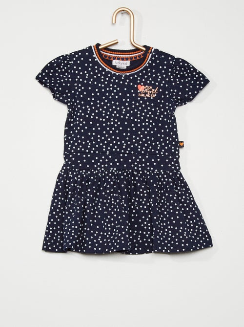 Vestido com estampado 'às bolinhas' - Kiabi