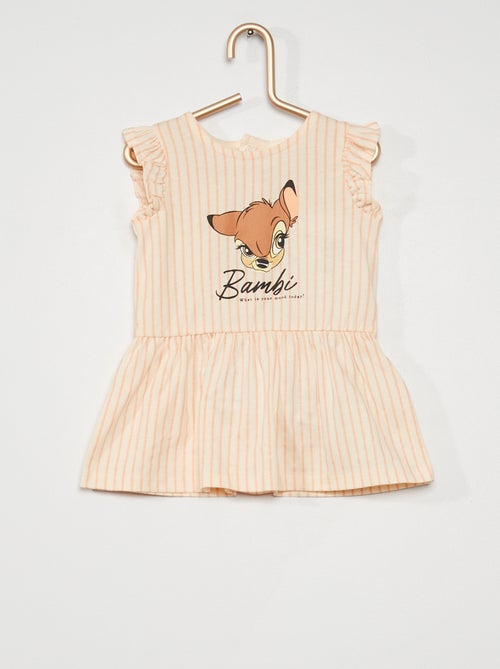 Vestido com estampado 'Bambi' - Kiabi