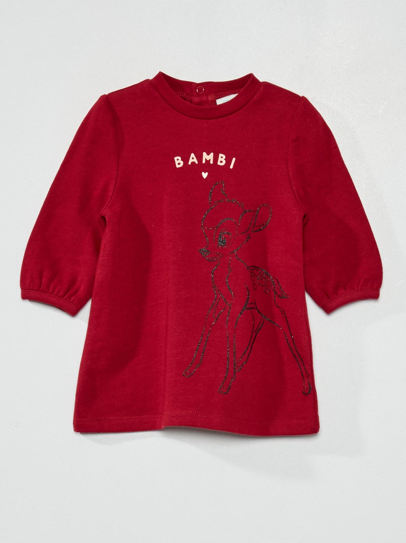 Vestido com estampado 'Bambi' ROXO - Kiabi