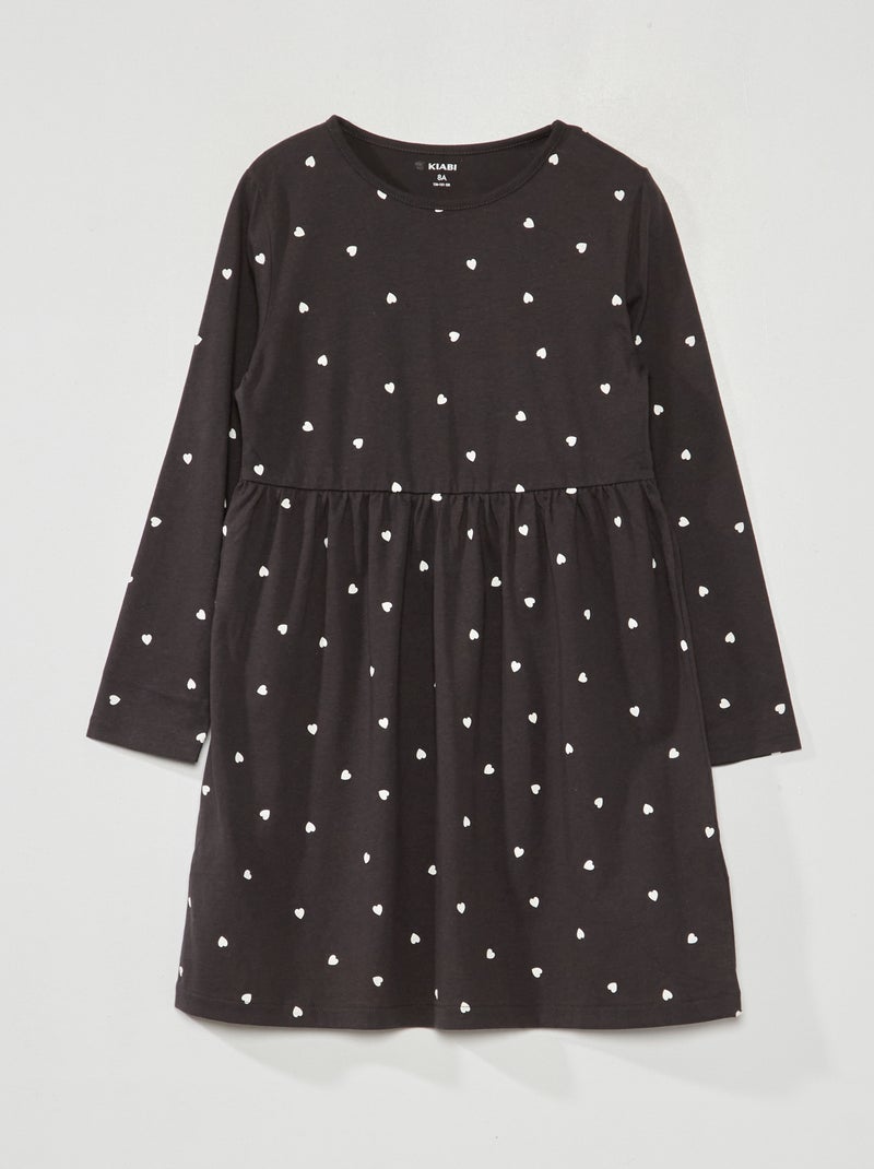 Vestido com estampado CINZA - Kiabi