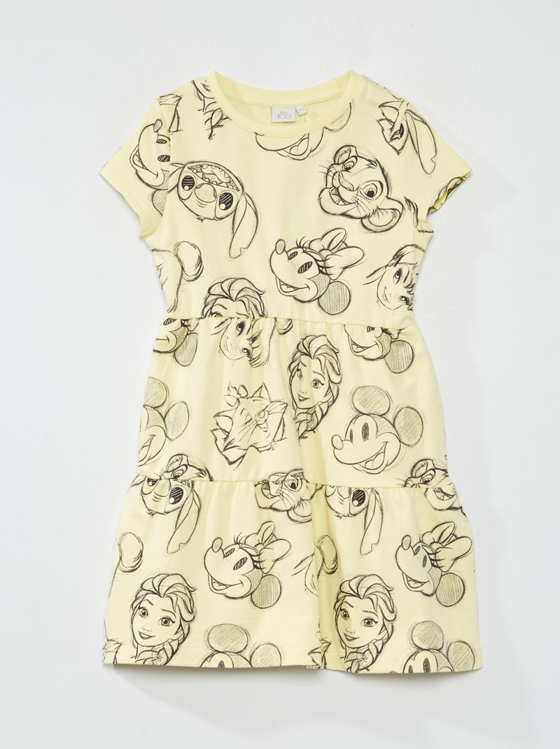 Vestido com estampado 'Disney' AMARELO - Kiabi
