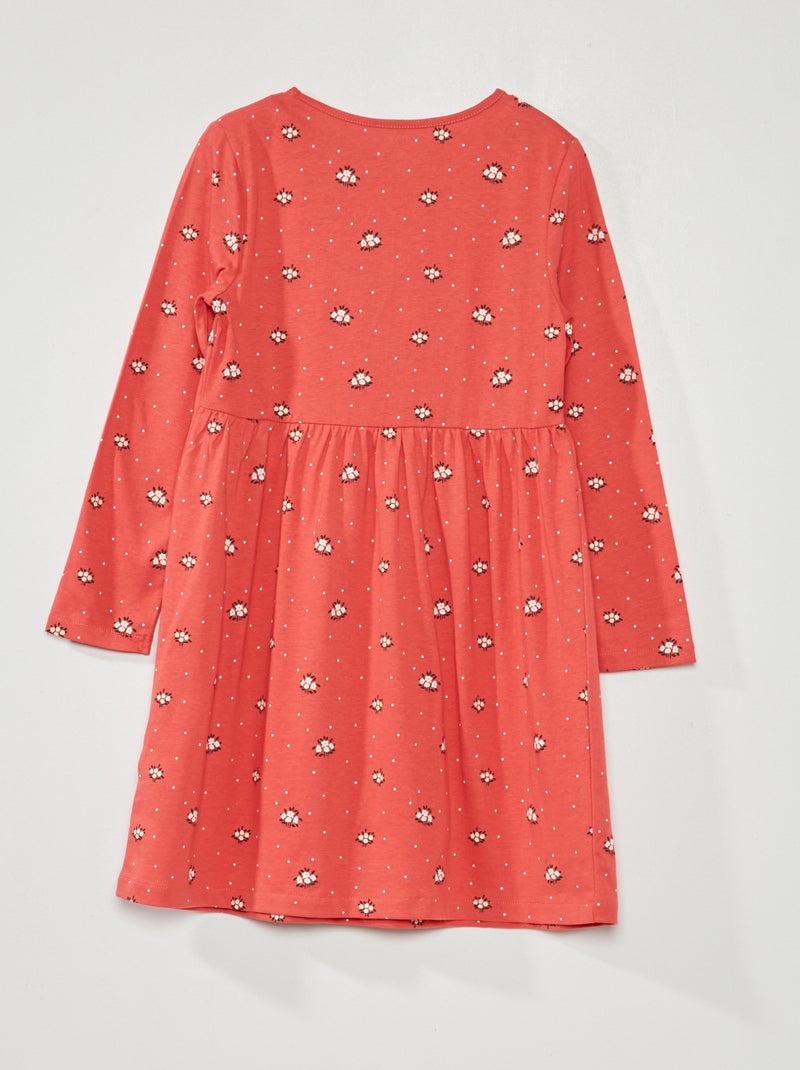 Vestido com estampado ROXO - Kiabi