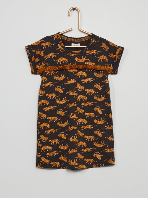 Vestido com estampado 'tigres' - Kiabi