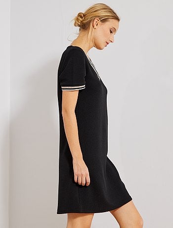 Mulher do 34 até 48 - Vestido com faixas brilhantes - Kiabi