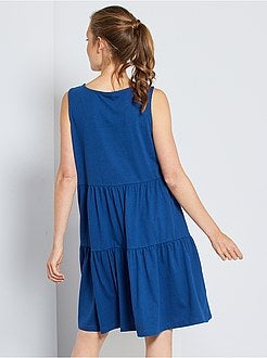 Vestido com folhos 'JDY' - Kiabi