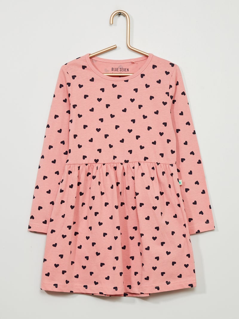 Vestido com forma larga Rosa - Kiabi