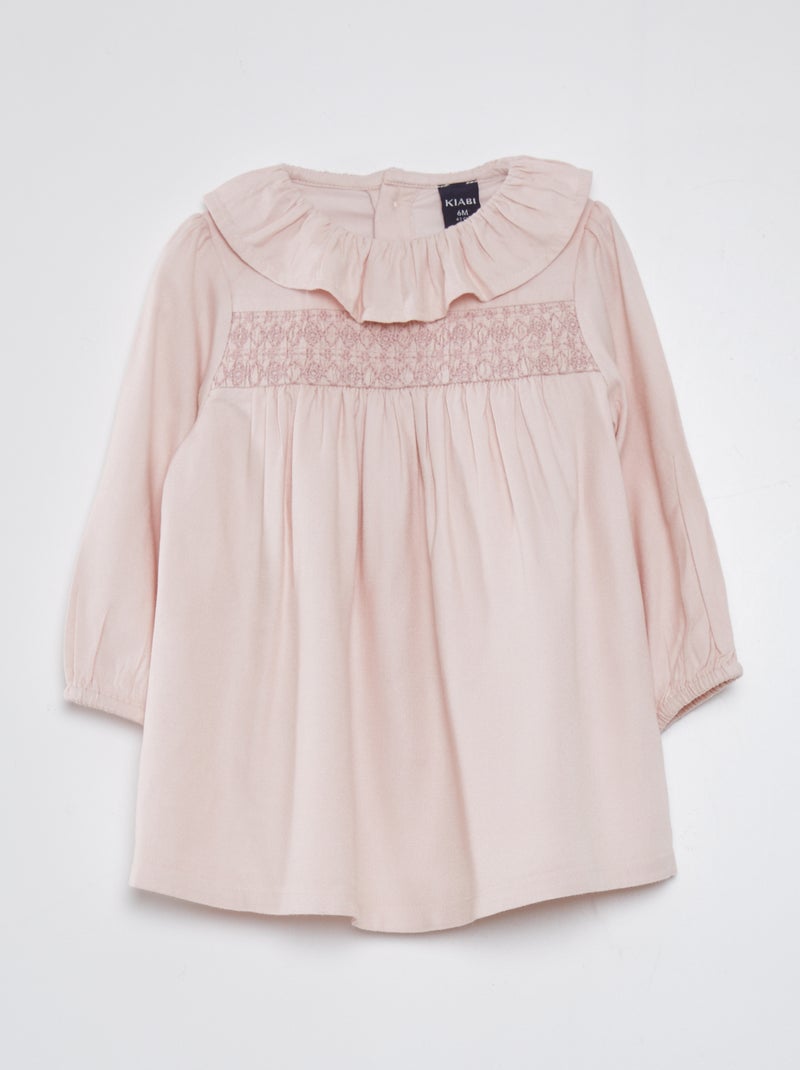 Vestido com gargantilha ROSA - Kiabi
